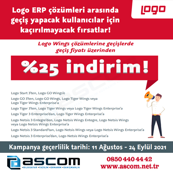 Logo Wings çözümlerine geçişlerde geçiş